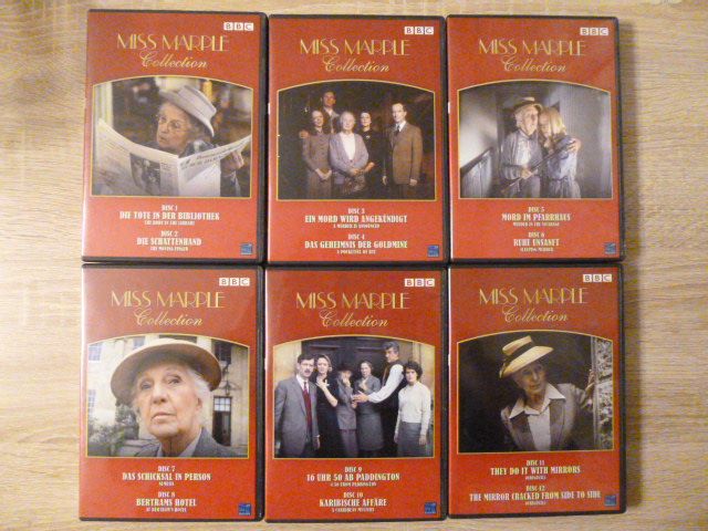 MISS MARPLE - Sezony 1-3 ( 1984 - 92 ) - 12 DVD