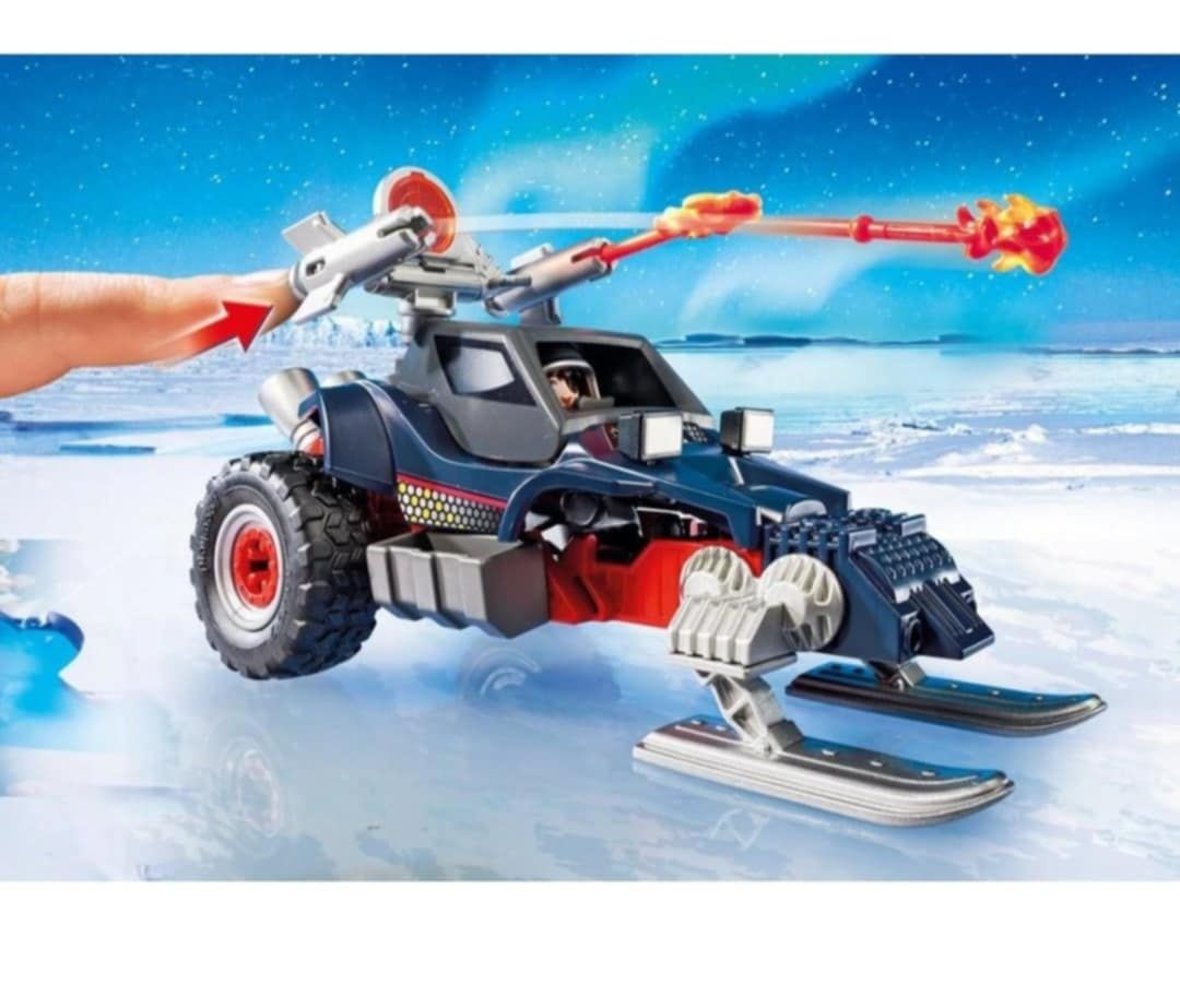 Playmobil  9058  pojazd płozowy  z piratem  polarnym