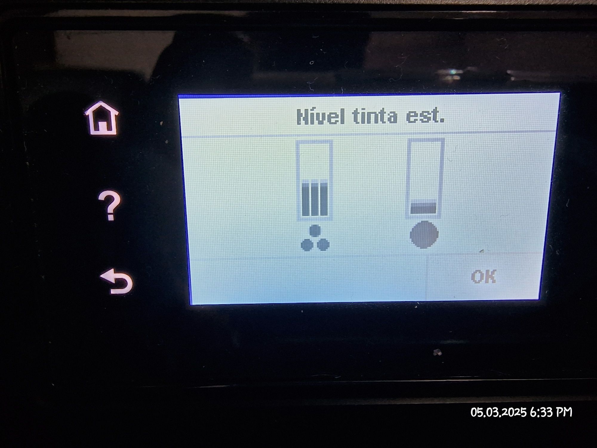 Impressora HP fax