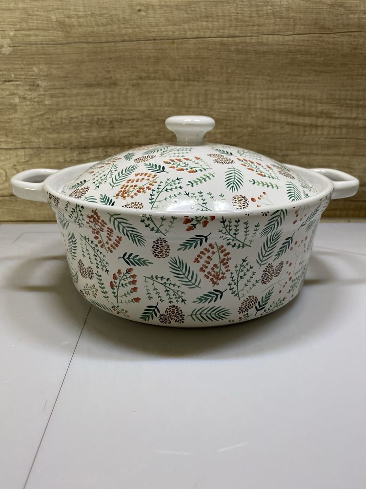 Ceramiczny garnek Naczynie Gradina Z pokrywą