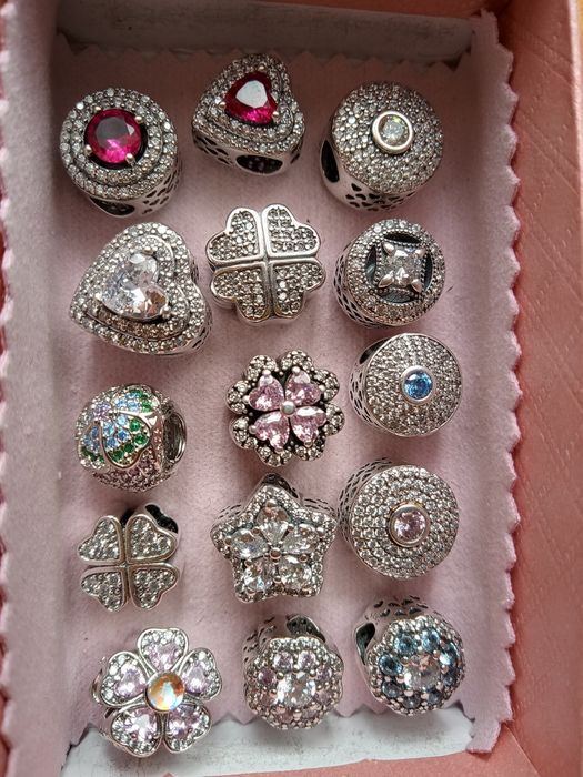 Новые шармы, стопперы для Пандора серебро 925