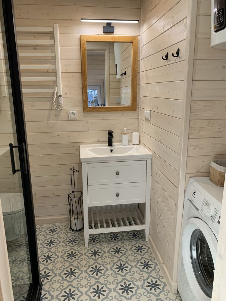 Domek z jacuzzi nad morzem, sauna, Sasino