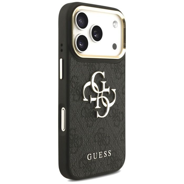 GUESS futerał do iPhone 17 Pro GUHCP17LP4G4BCSK czarny z