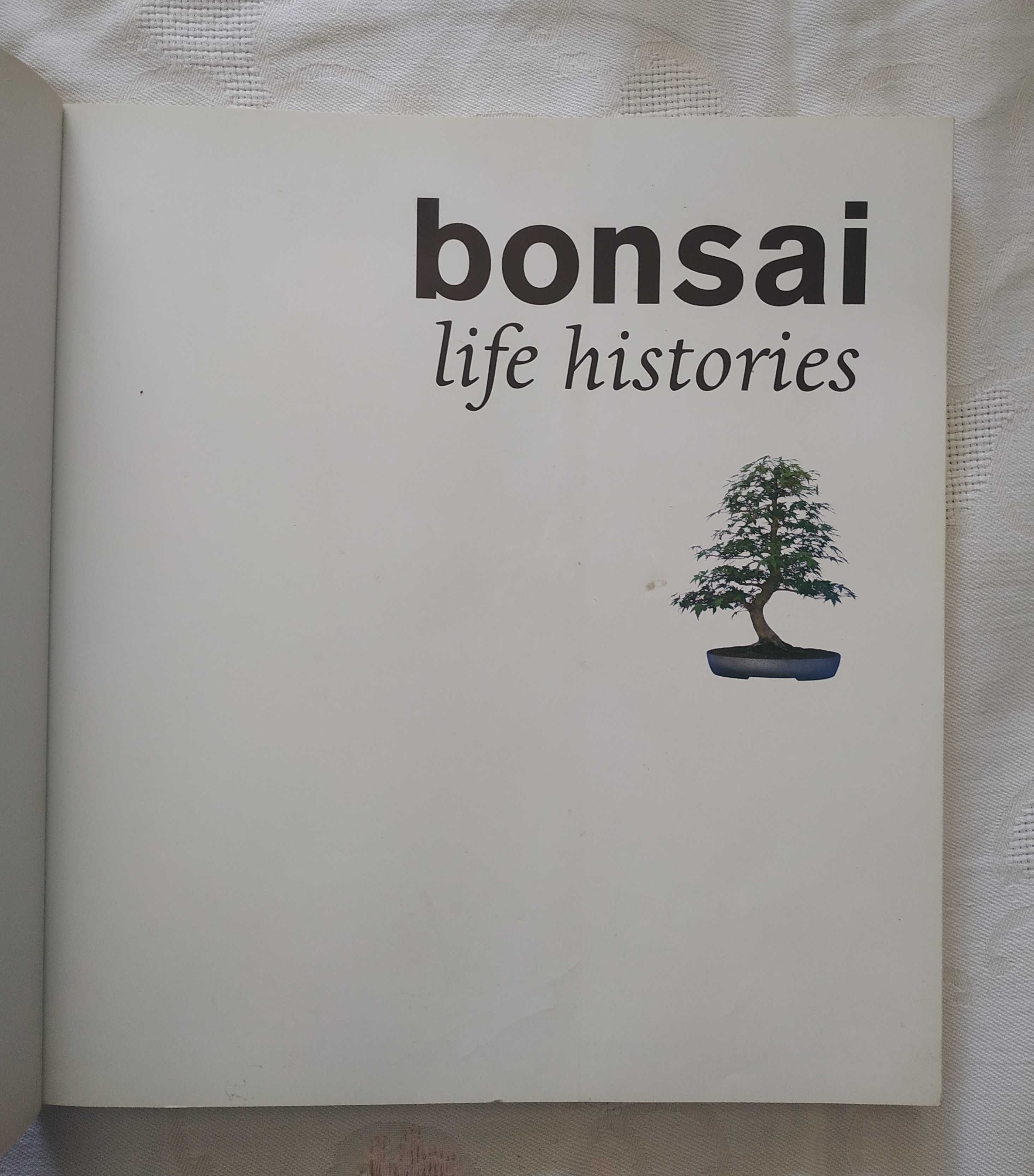 Livro Bonsai: Life Histories de Martin Treasure com Capa dura.