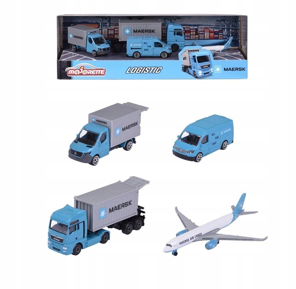 Majorette Maersk 4szt, Majorette