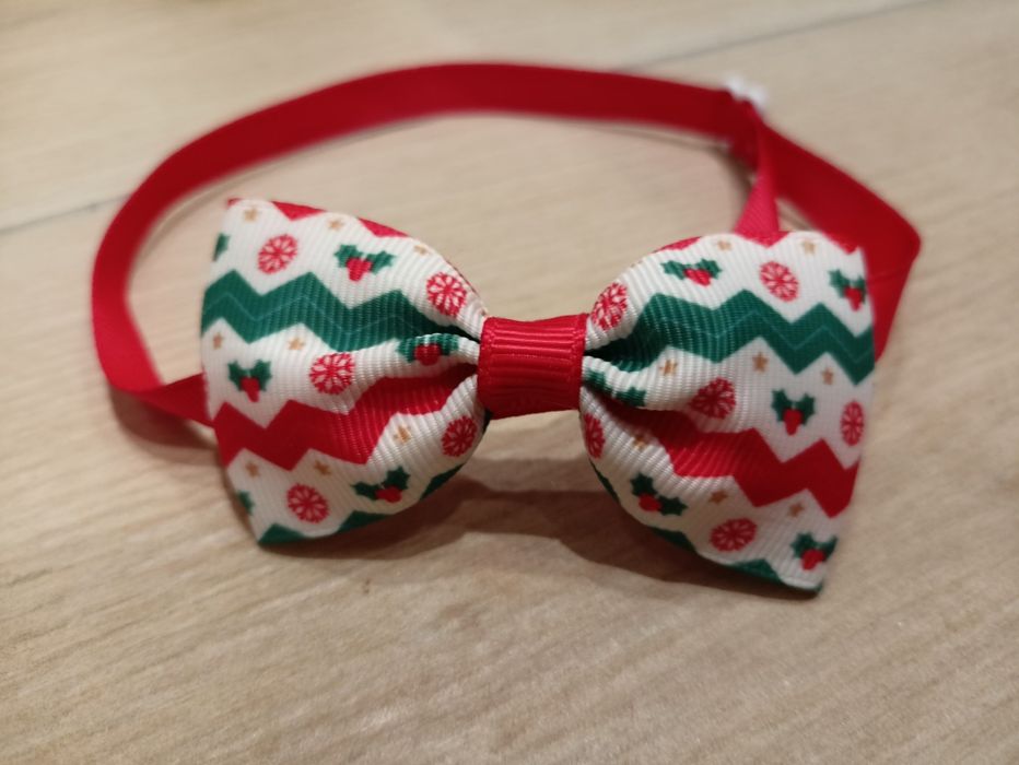 Nowa regulowana obroża muszka kokarda dla kota, psa