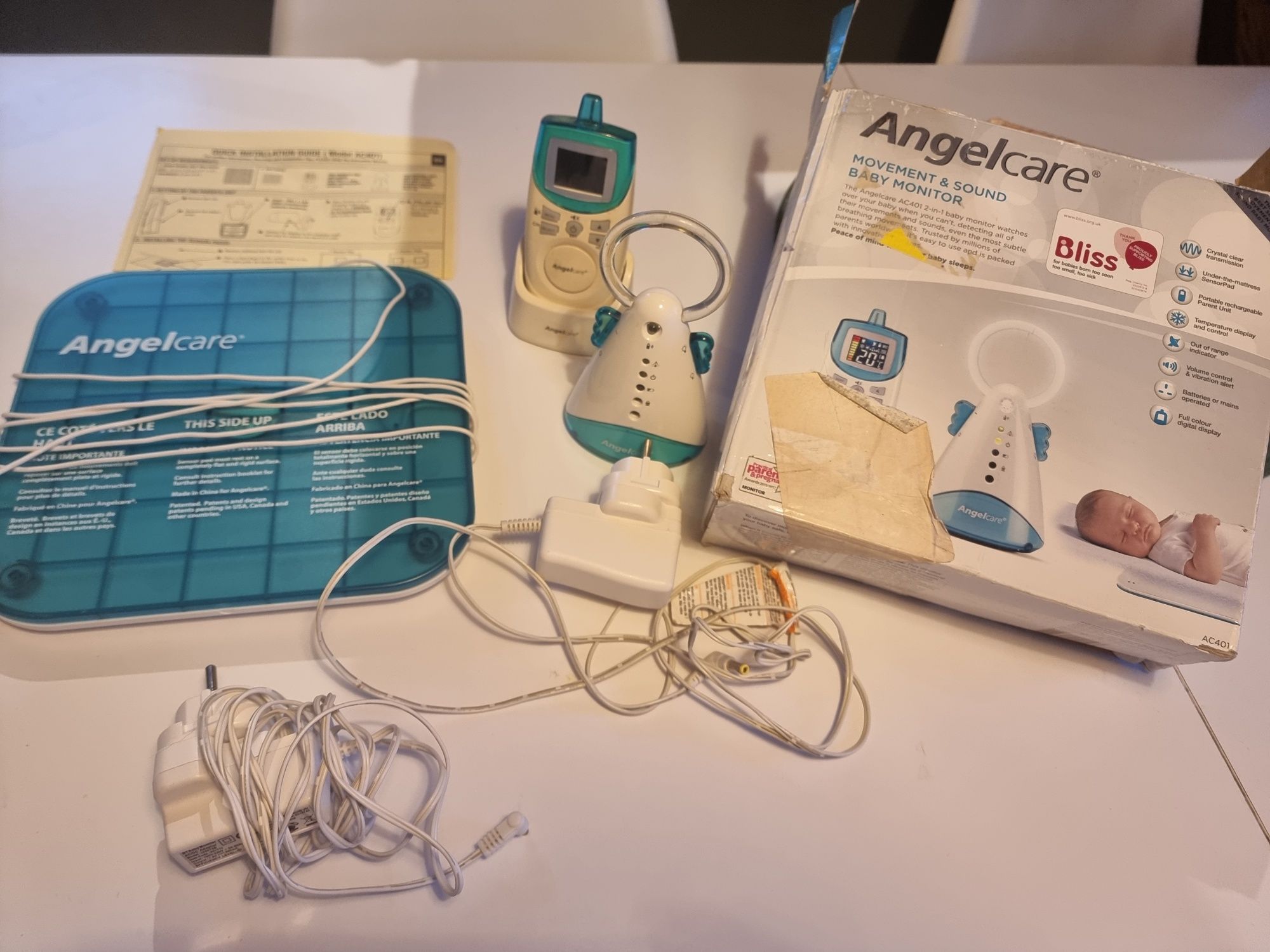 AngelCare niania elektroniczna monitor oddechu