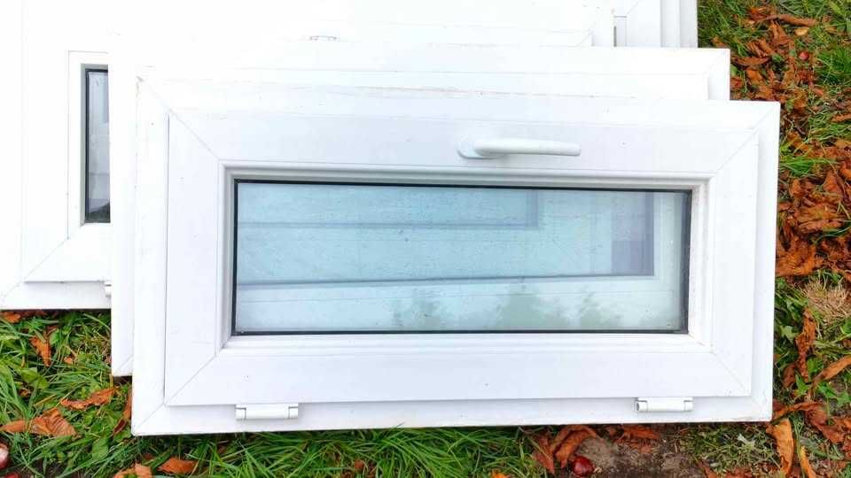 Okno Pcv lufcik 85x43   120x68 używane i inne