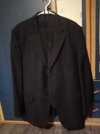 Czarny garnitur ze spodniami i krawatem LaVard