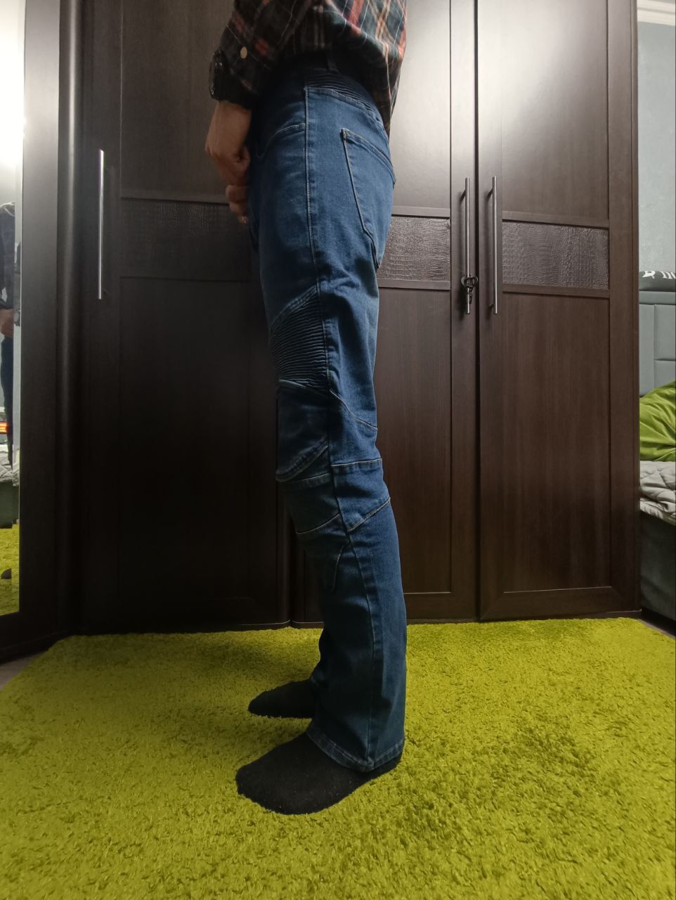 Мотоштани, мотоджинси, штани із захистом..