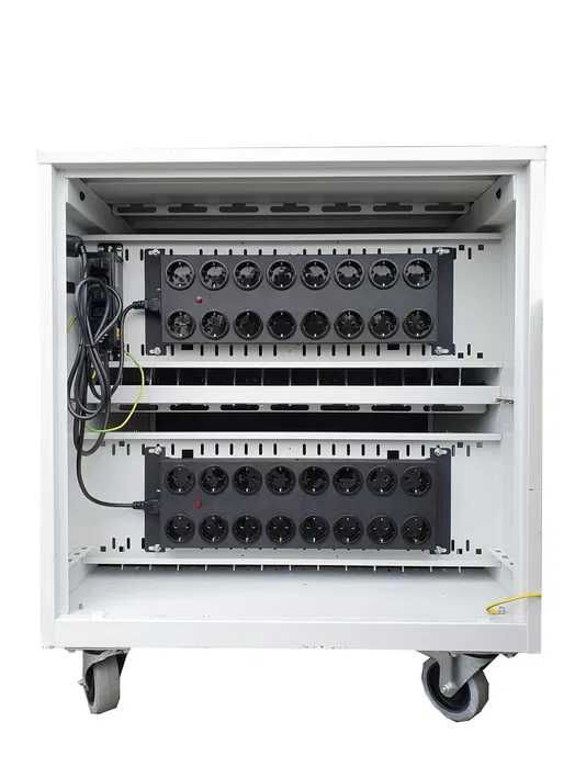 Szafa IT RACK na 28 laptopów z zasilaniem + RJ-45