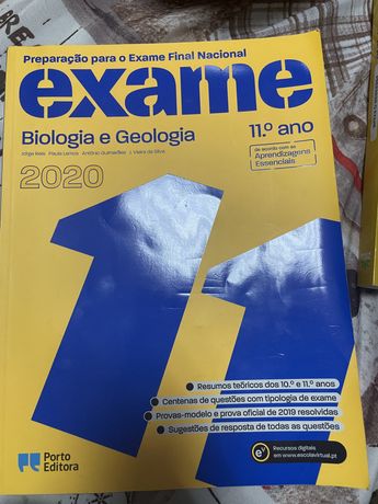Livro de Exame ( Porto Editora) 2020