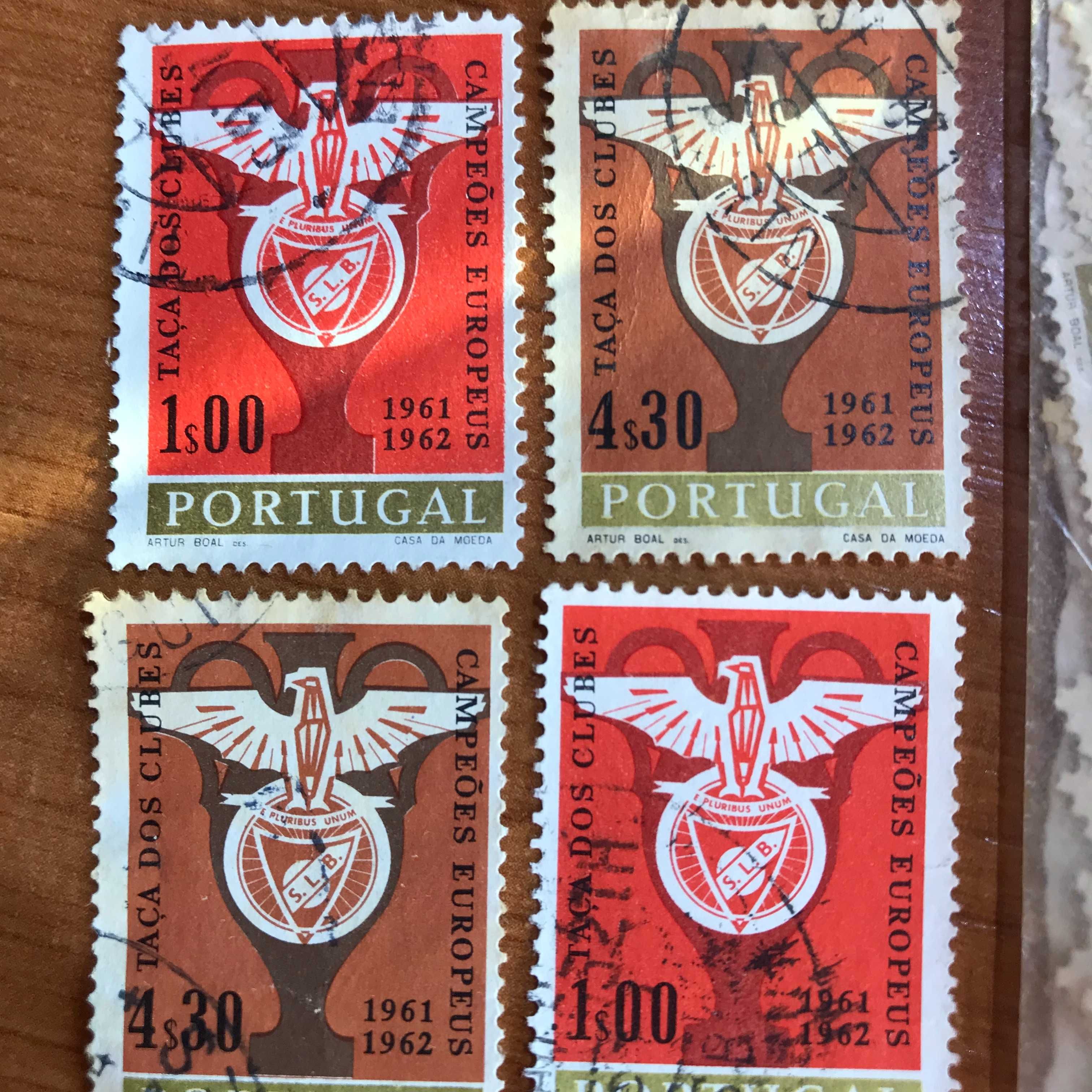 Selos do Benfica -campeoes europeus 1961/62 (unidade)