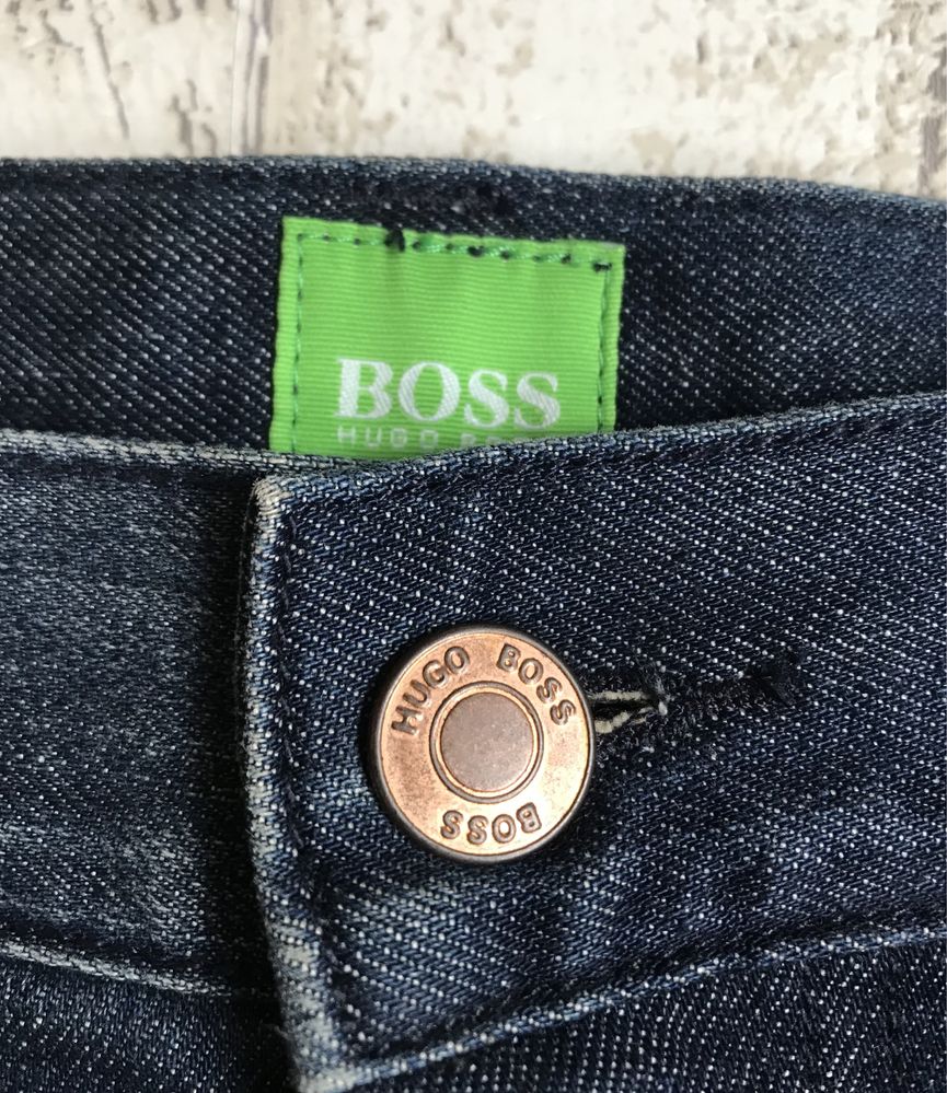 Męskie Spodnie Jeansy Hugo Boss Green Regular C-Kansas 35x32 Nowe !