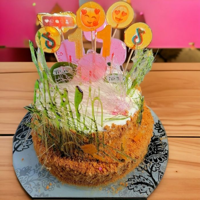 Торт на заказ медовик, наполеон, пьяная вишня, птичье молоко, бисквит