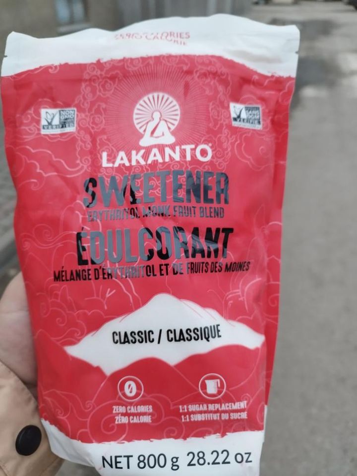 Цукрозамінник Lakanto, Monkfruit Sweetener 300 грн.