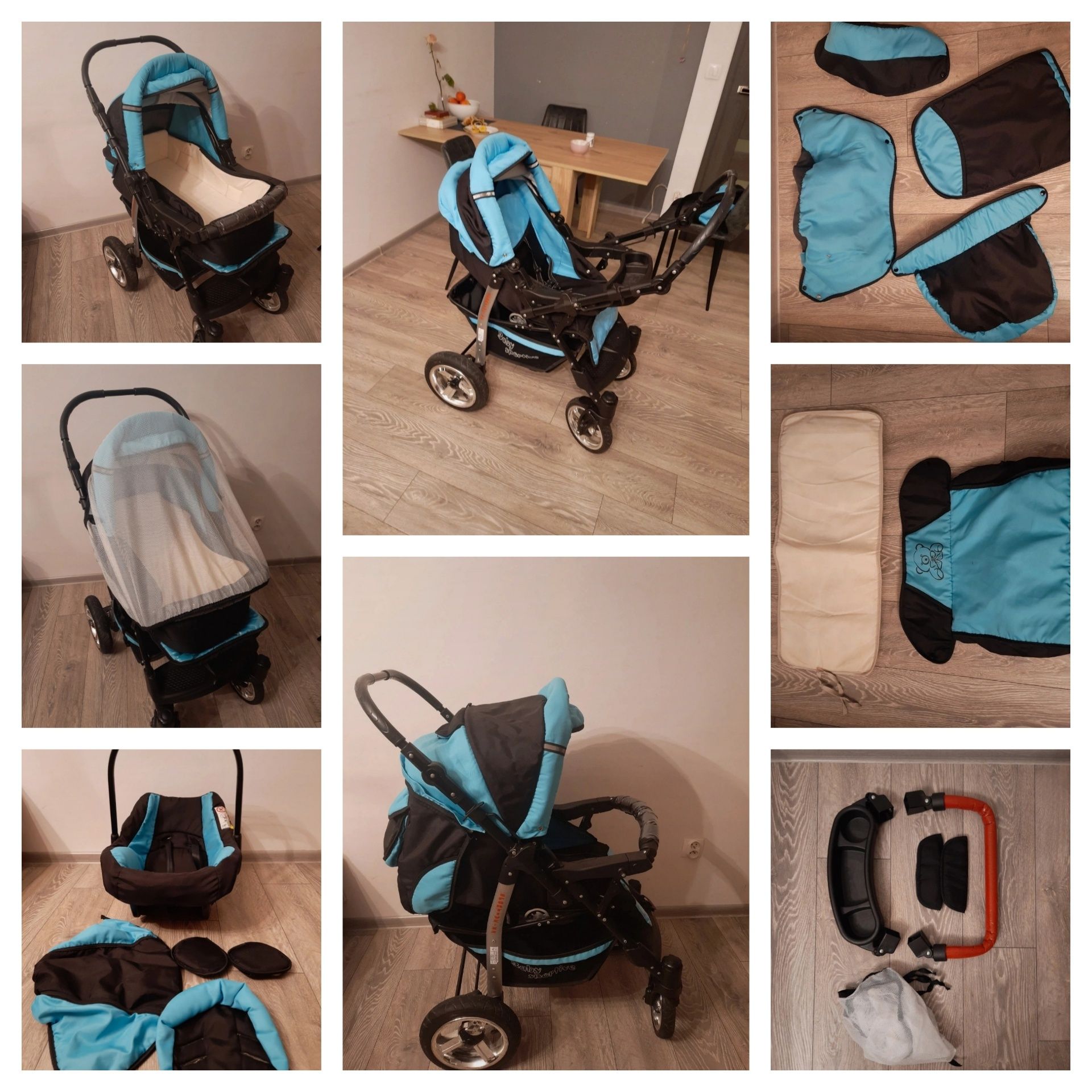 Wózek baby sportive-x2 3w1