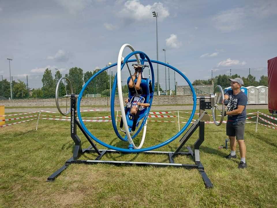 Przyczepa Plac Zabaw Małpi Gaj - Mobilna Sala Zabaw Zjeżdżalnia Basen