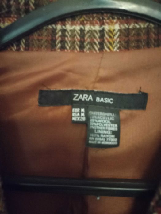 Blazer Zara escocês