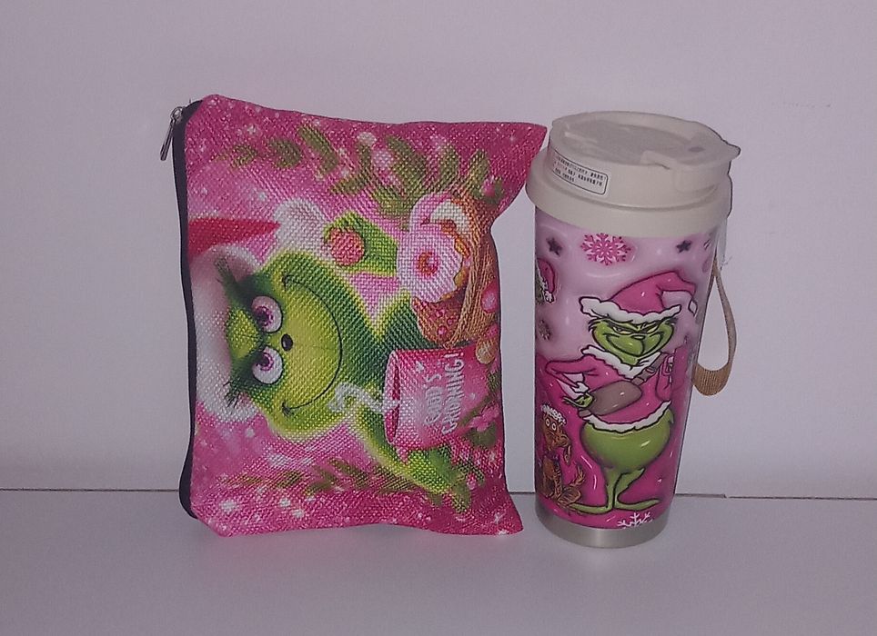 Nowa pizama 146 + kubek + kosmetyczka