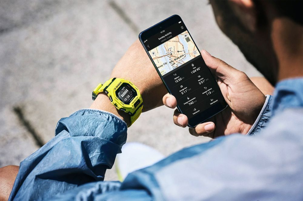 Часы Casio GBD-200-9E! Оригинал! Фирменная гарантия 2 года!