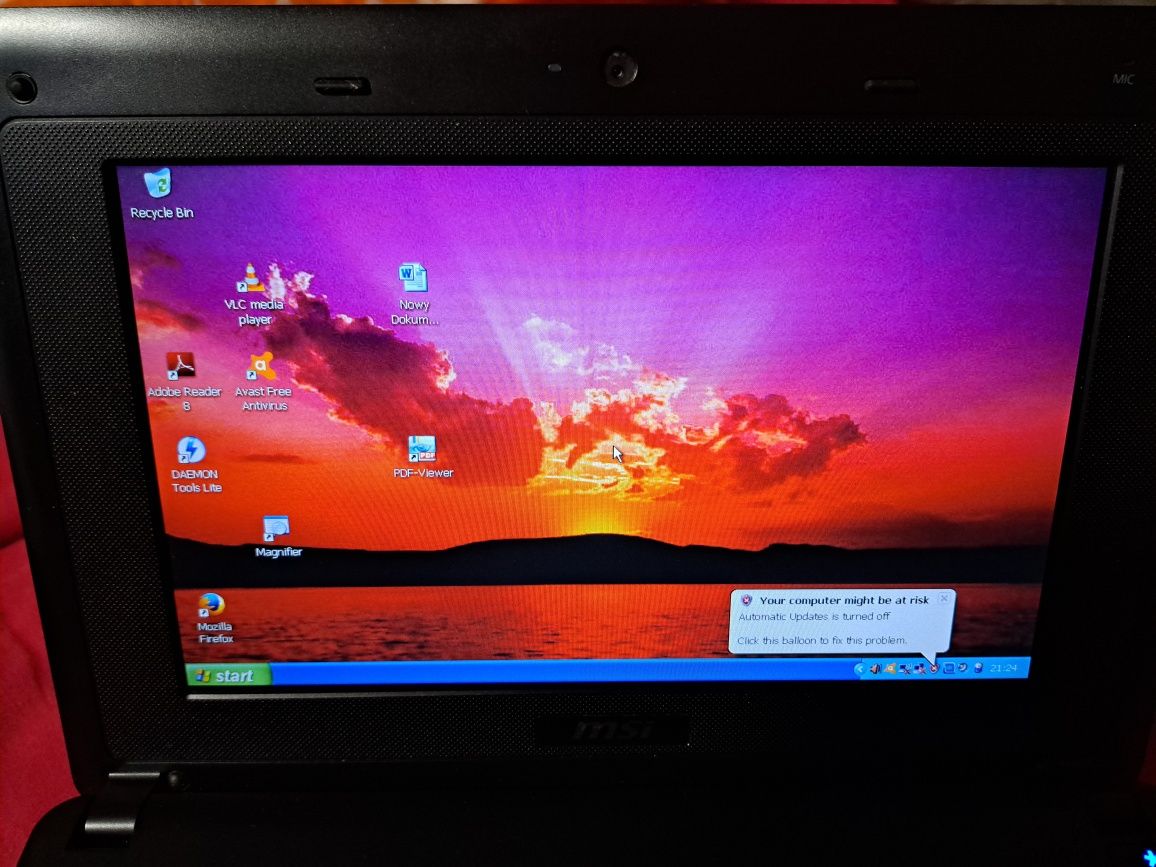 Notebook MSI u90 stan idealny Wrocław