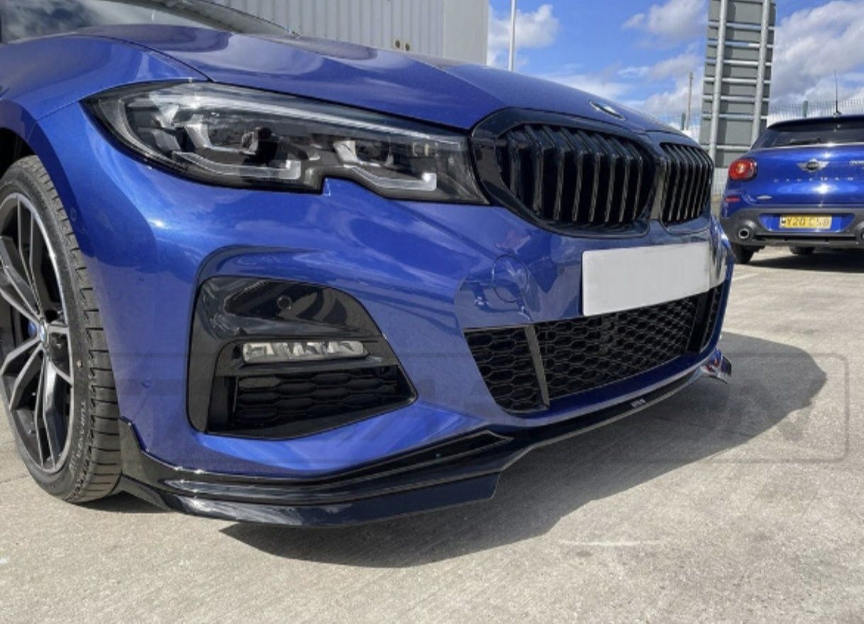 BMW G20 G21 Przedni Splitter Dokładka Zderzaka MP Przedlfit Czarny