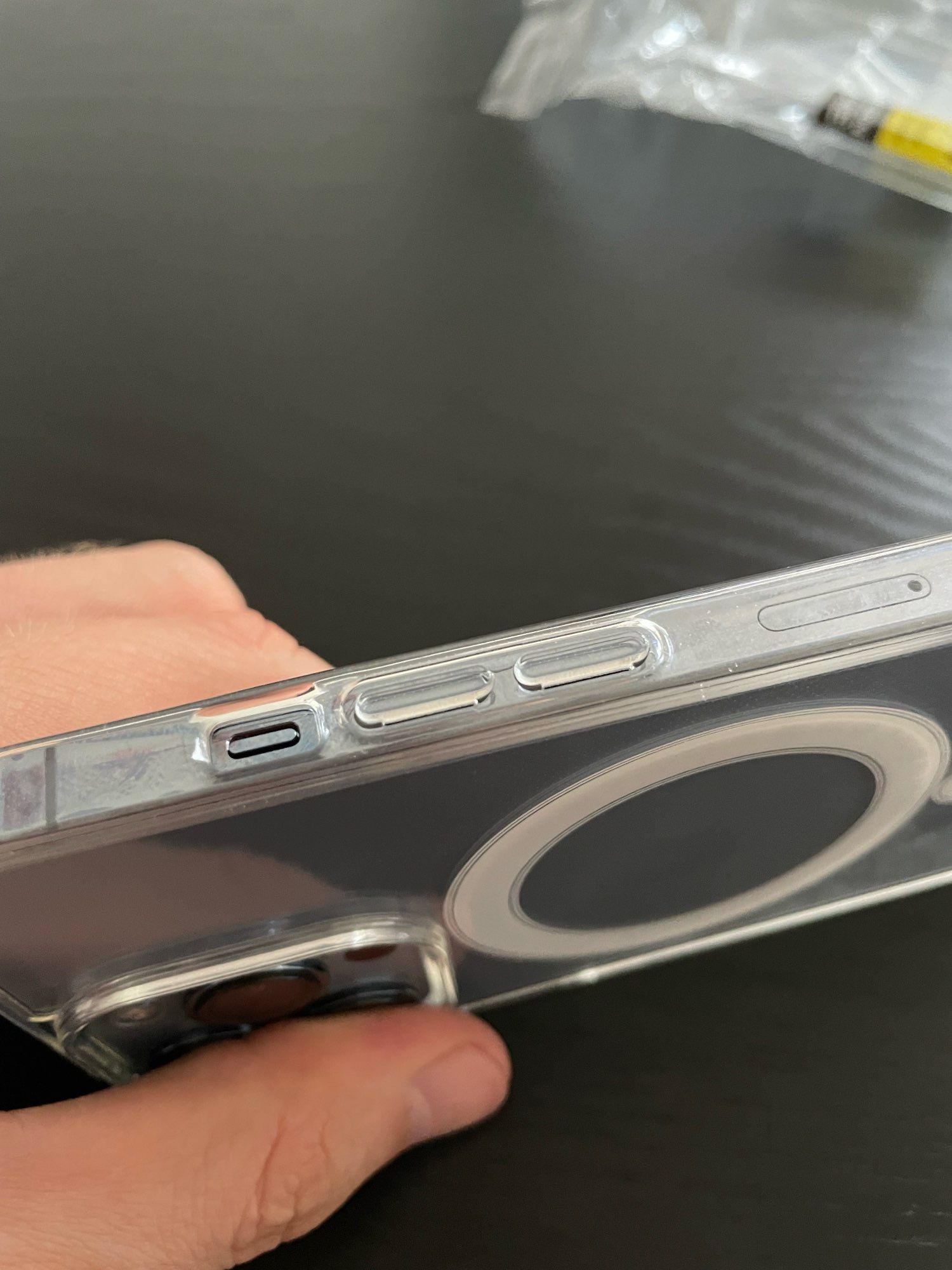 Оптом чехол magsafe прозрачный противоударный на айфон