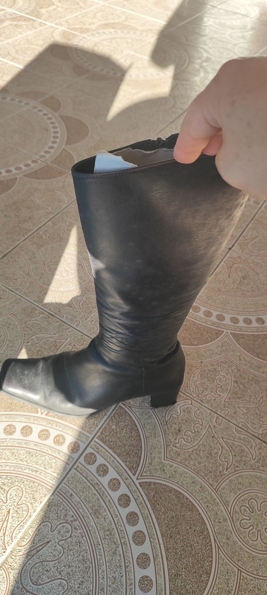 Botas em pele n 37