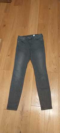 Spodnie skinny, H&M, 36, jeansy