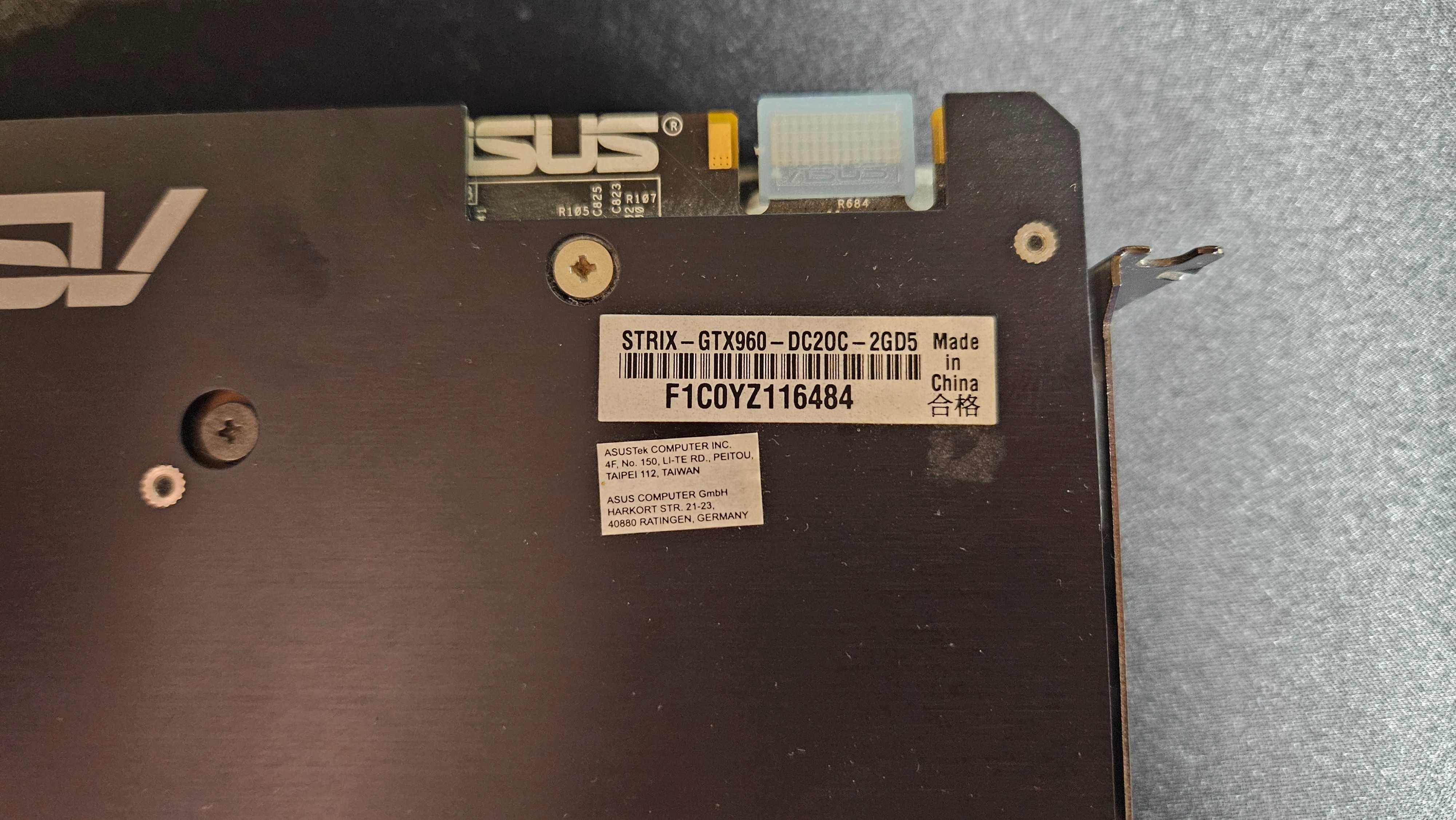 asus Strix GTX 960 2gb