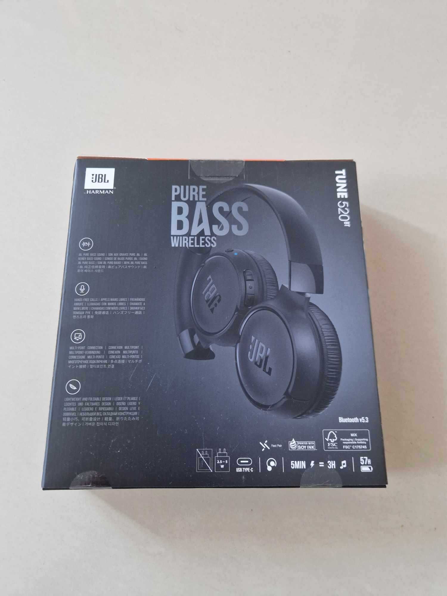 NOWE Słuchawki JBL (czarne)