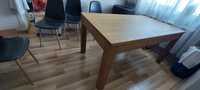 Drewniany solidny duży stół
