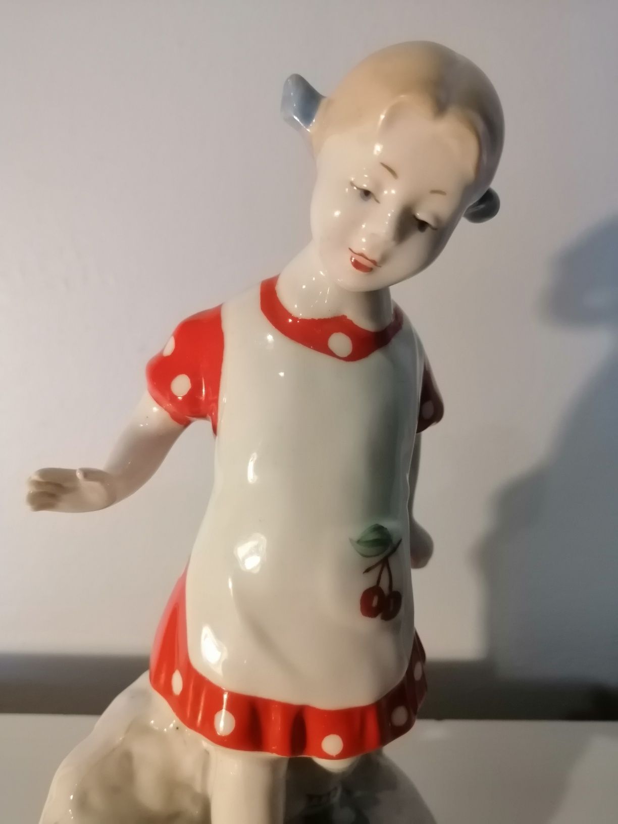 Figurka porcelanowa ZSRR Lomonosow Baranowska