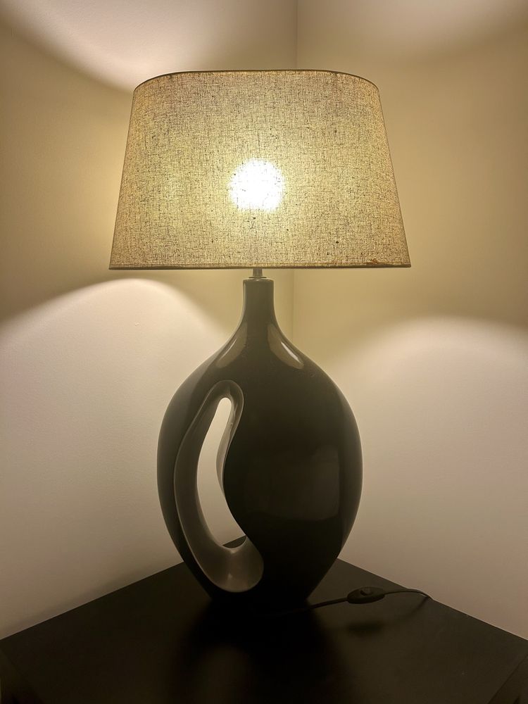 Candeeiro em ceramica