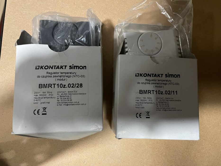 Termostat pokojowy Simon NOWY Regulator temperatury STEROWNIK