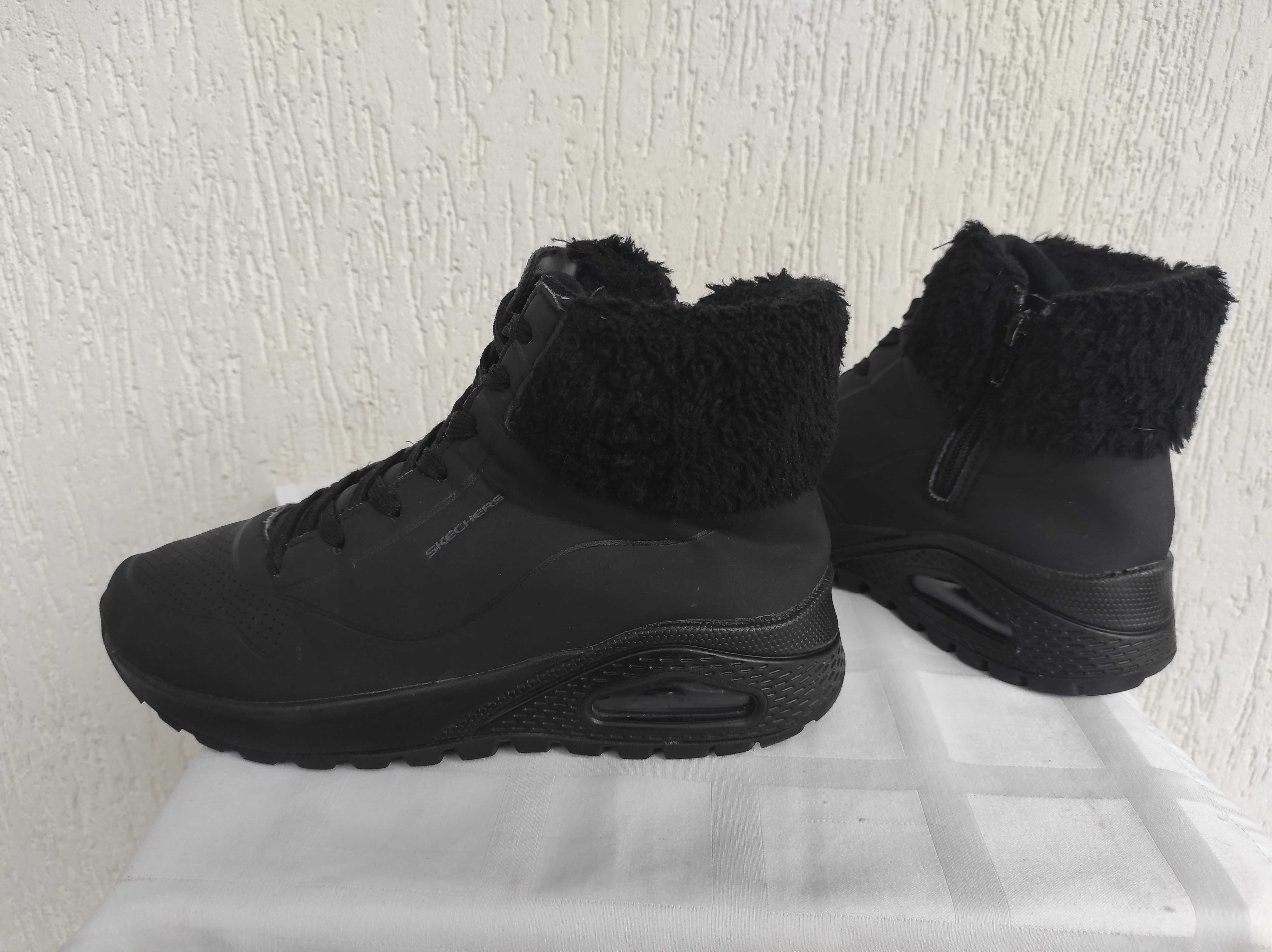 Брендовие демисезонно-зимние ботинки Skechers р.37