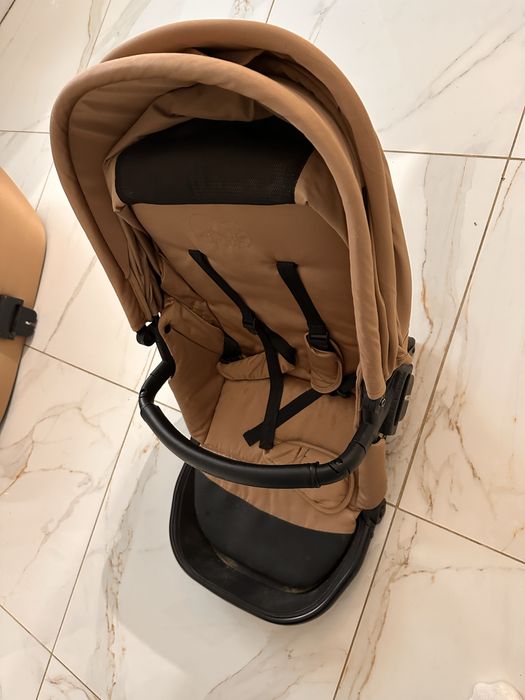 Kinderkraft Wózek Wielofunkcyjny 2w1 Spacerówka Gondola PRIME 2 Beżowy