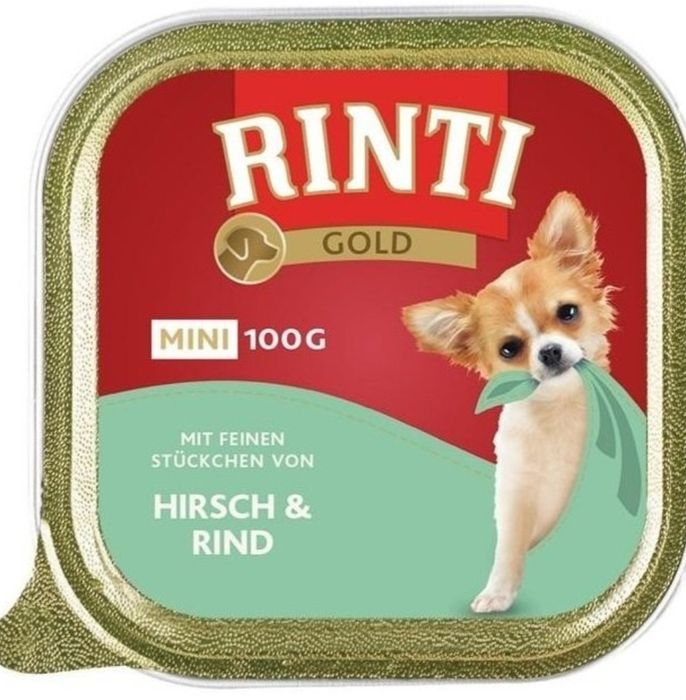 Rinti  Mini Gold  Jeleń/Wołowina 10x100g
