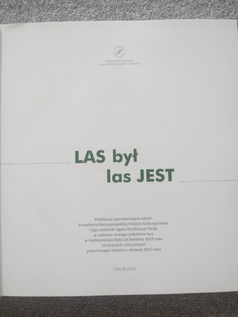 Las był las jest książka przyrodnicza