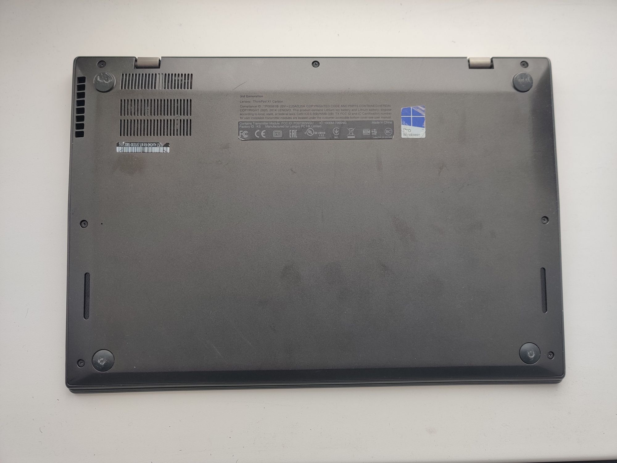 Ноутбук Lenovo ThinkPad X1 Carbon Core i7 8 Gb RAM 256 ssd
256 GB SSD
