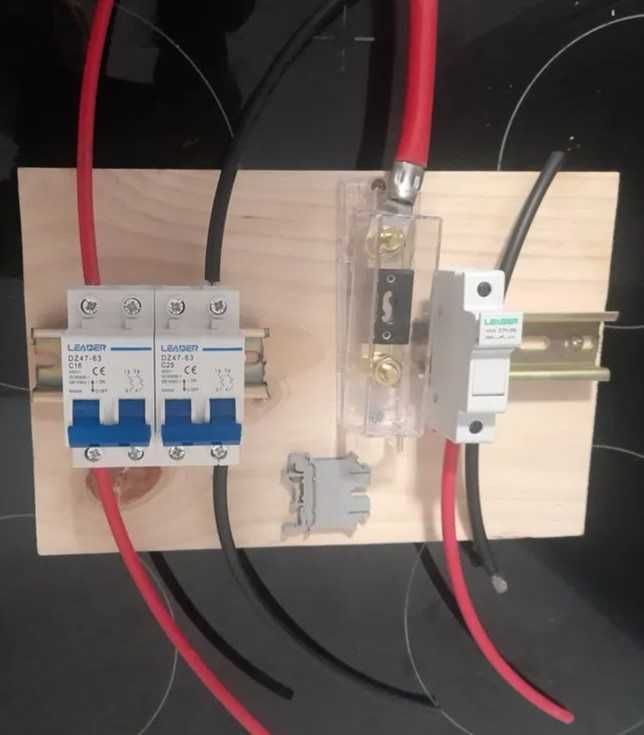 Kit pré instalação Solar 3000VA, 5000VA 24V 48V