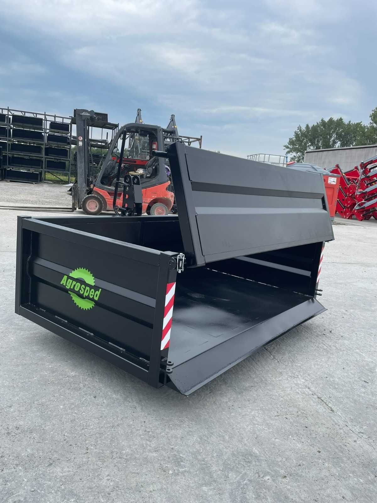 Skrzynia transportowa ładunkowa do tuza do ciągnika 1.65m 1.85m 2.10 m