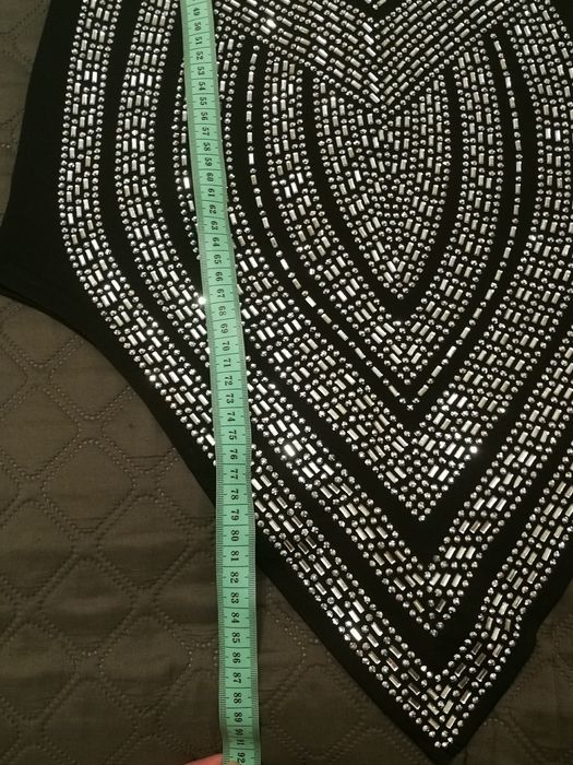 Святкова сукня чорна з пайетками, р. 44-46.