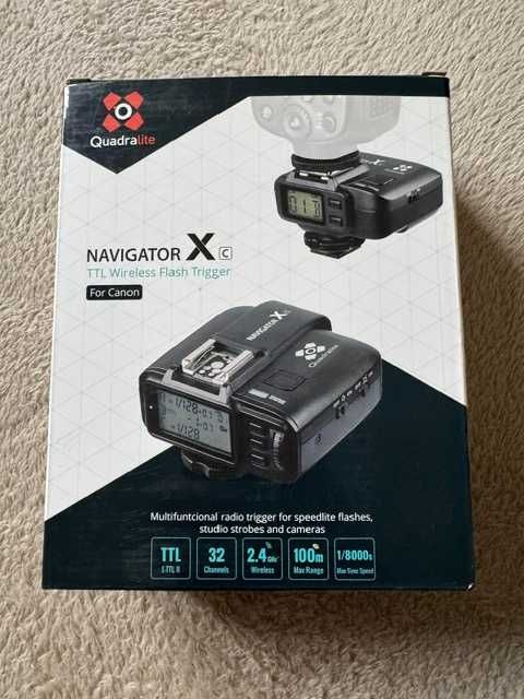Quadralite Navigator x Nadajnik plus odbiornik pod Canon