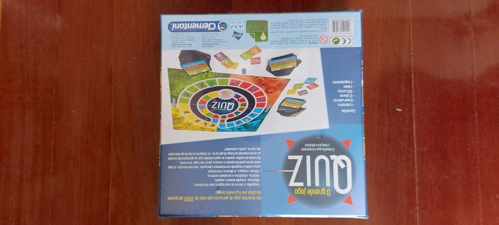 Jogo o grande Quiz clementoni novo