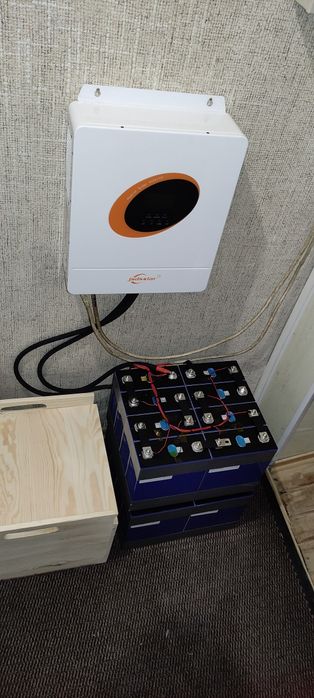 ДБЖ Lifepo4 8kw+гибридный инвертор 4kw