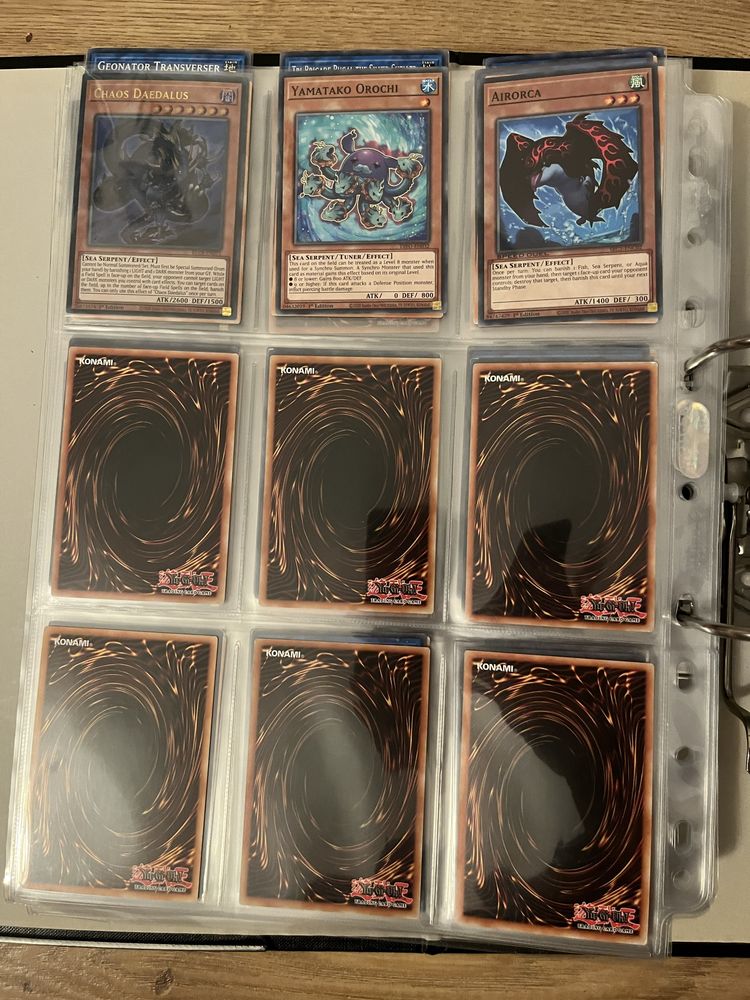 Oryginalne karty Yu-Gi-Oh! Aqua/Fish/Sea Serpent