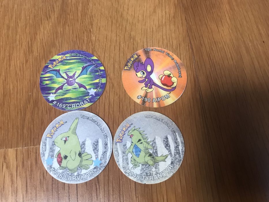 Pokemon Tazos diverso