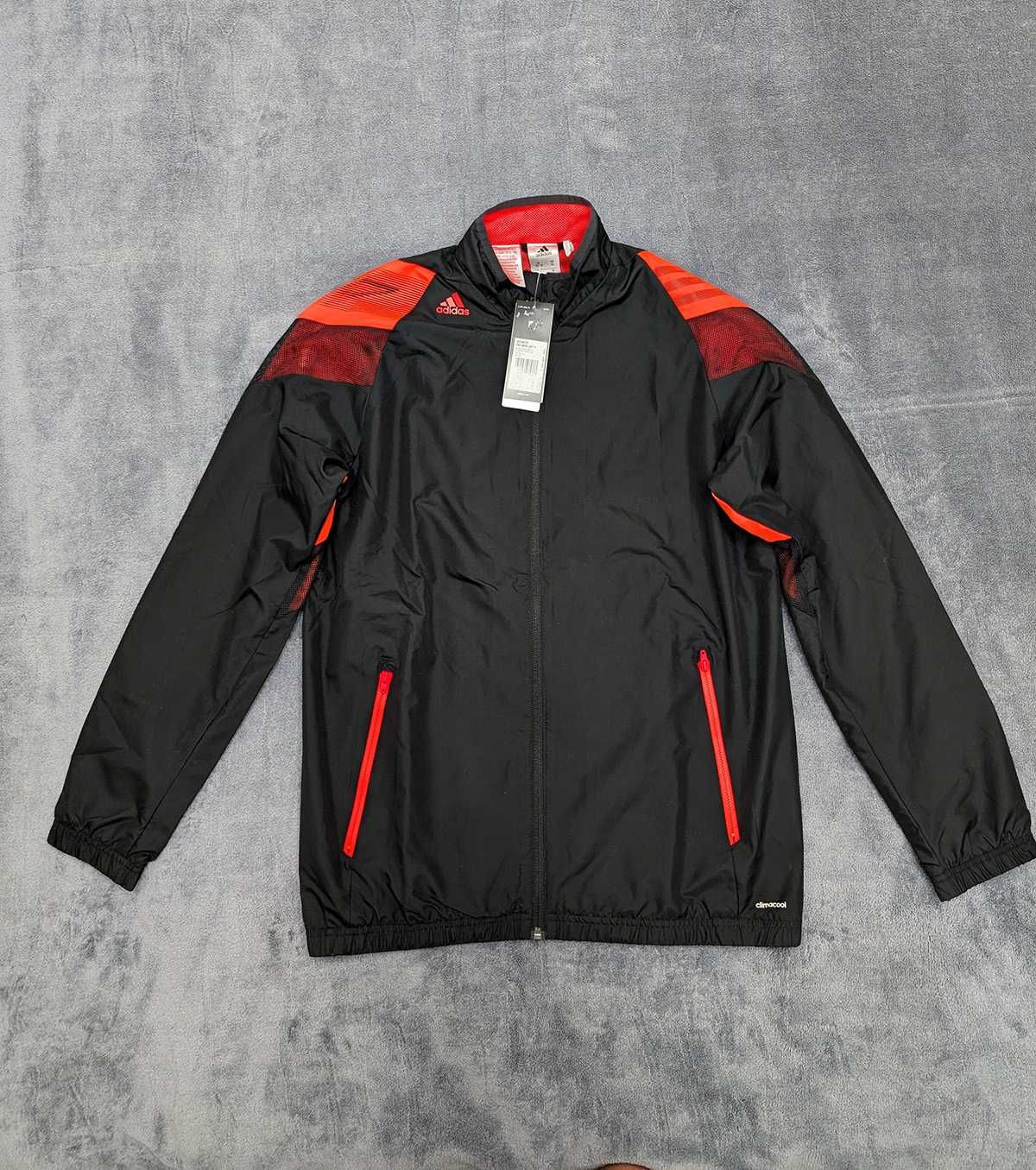 Adidas nowa kurtka wiatrówka sportowa football S G74070